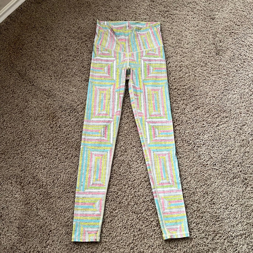 Niyama Sol Tetris leggings Size Small Rare hard to Find
